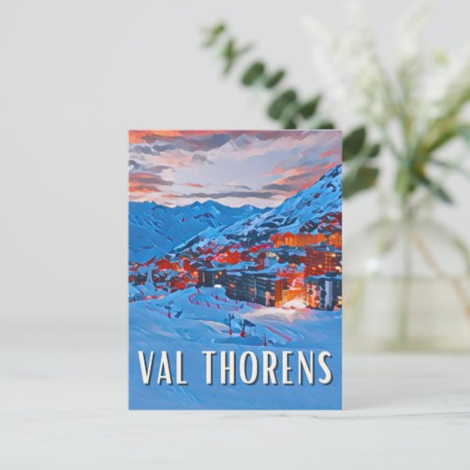 Val Thorens Station de ski  ポストカード (スタンド正面)