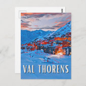 Val Thorens Station de ski  ポストカード (正面/裏面)