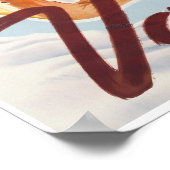 Valais,スイス,スイス,スキーポスター ポスター (角)