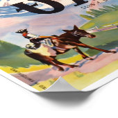 Valais，スイス，スイス，スキーポスター ポスター (角)