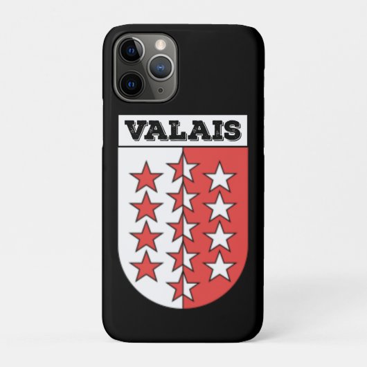 Valais, Switzerland | Swiss Cantons Coat of Arms C Case-Mate iPhoneケース (裏)