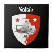 Valais / Wallis Schweiz Fliese タイル (正面)