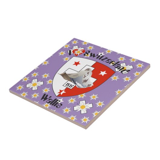 Valais / Wallis Schweiz Fliese タイル (側面)