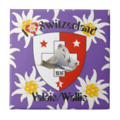 Valais / Wallis Schweiz Fliese タイル (正面)