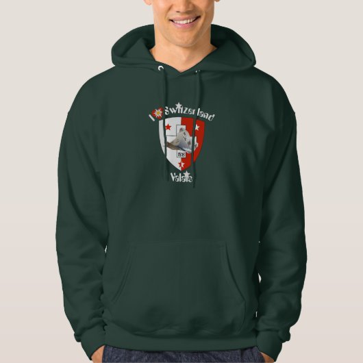Valais / Wallis Schweiz-Suisse T-Shirt パーカ (正面)