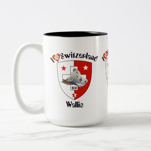 Valais / Wallis Tasse ツートーンマグカップ (左)