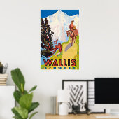 Valais Wallis Zermatt Ski Switzerland Swiss Alps ポスター (ホームオフィス)
