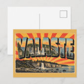 Valasteの滝 Ontika崖の森のアート ポストカード (正面/裏面)