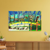 Valdez, AlaskaLarge Letter ScenesValdez, AK キャンバスプリント (インサイチュ (リビング))