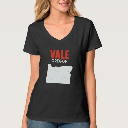Vale Oregon USA State America Travel Oregonian Tシャツ (正面)