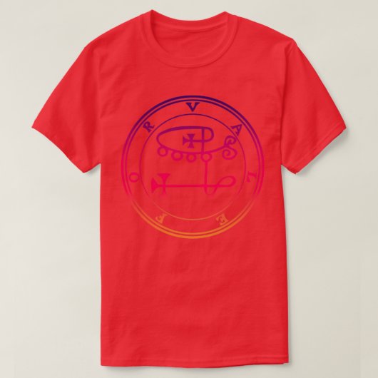 Valefor Sigil Tempts泥棒が紫のオランを盗む Tシャツ (デザイン正面)