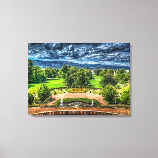 Valence, France – パルクジュヴェット キャンバスプリント (正面)