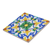 Valencia Garden Spanish Blue Green Mediterranean タイル (側面)