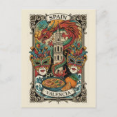 Valencia Spain Travel ポストカード (正面)