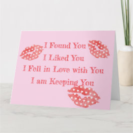 Valentijn Wenskaart カード