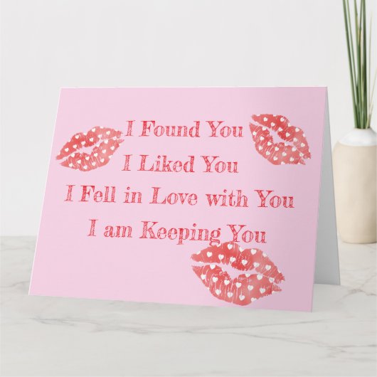 Valentijn Wenskaart カード (正面)