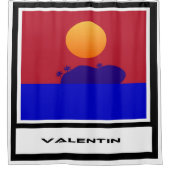 Valentin Design No.1803 シャワーカーテン (正面)