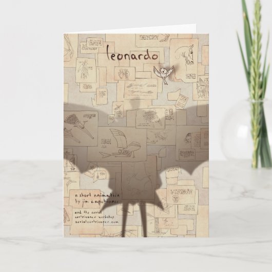 Valentin Fischer著レオナルドポスター芸術 カード (正面)