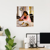 Valentin Serov:桃のある少女 ポスター (ホームオフィス)