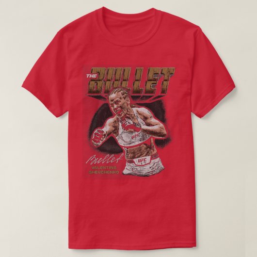 Valentina Shevchenko The Bullet グランジ T-shirt Tシャツ (デザイン正面)