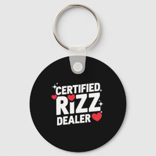 Valentine おもしろい Certified Rizz Dealer Gen Alpha Me キーホルダー