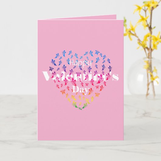 Valentine カード (黄色い花)