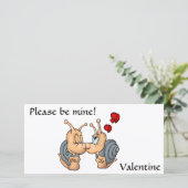 Valentine キスをする Snailsフォトカード シーズンカード (スタンド正面)