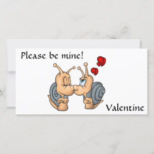 Valentine キスをする Snailsフォトカード シーズンカード