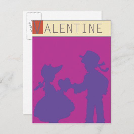 <Valentine> スティーブのコリアーによって シーズンポストカード (正面/裏面)