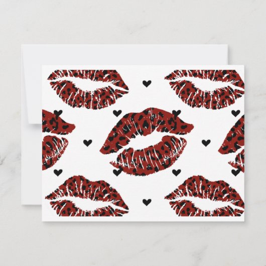 Valentine ノートカード (裏面)