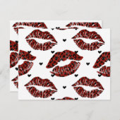 Valentine ノートカード (正面/裏面)