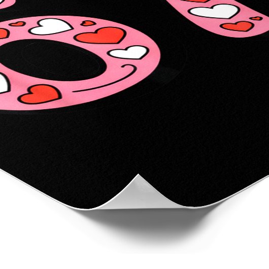 Valentine 67 Meme Six Seven Cute Gen Alpha  ポスター (角)