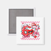 Valentine 67 Six Seven Meme Dabbing Hearts Matchin マグネット (正面/裏面)