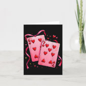 Valentine 6 7 Valentine's Day Matching Playing Car カード (正面)