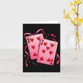 Valentine 6 7 Valentine's Day Matching Playing Car カード (黄色い花)