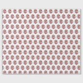 Valentine Angel Heart Wrapping Paper ラッピングペーパー (フラット)