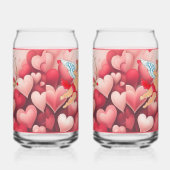Valentine Arrow Glass ガラス缶 (左)