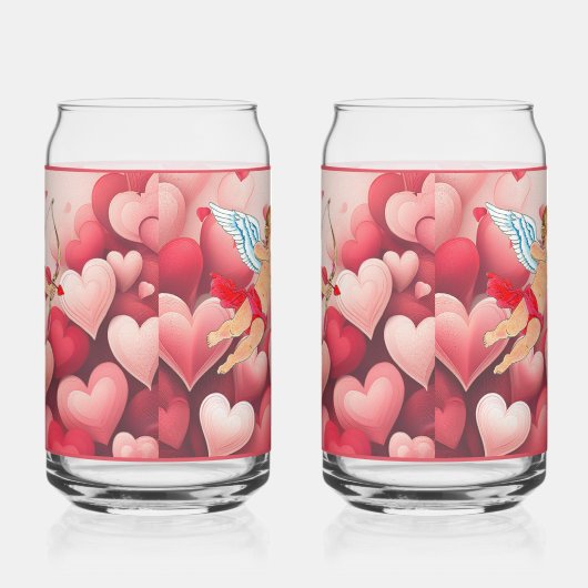 Valentine Arrow Glass ガラス缶 (左)