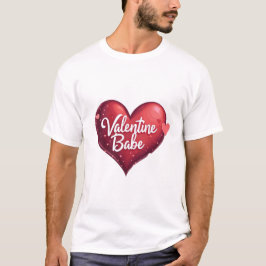 Valentine Babe Tシャツ
