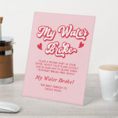 Valentine Baby Shower My Water Broke Game 台座サイン (インサイチュ)