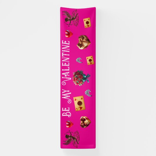 Valentine Banner 横断幕 (縦)