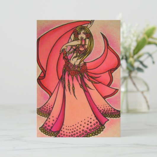 Valentine Belly Dancer 招待状 (スタンド正面)