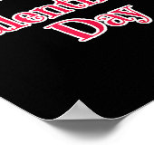 Valentine Birthday Shirt Born On February 14 Women ポスター (角)