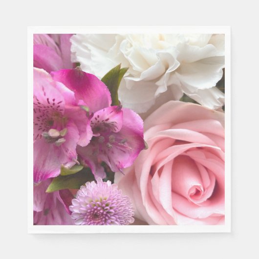 Valentine Bouquet Party スタンダードランチョンナプキン (正面)