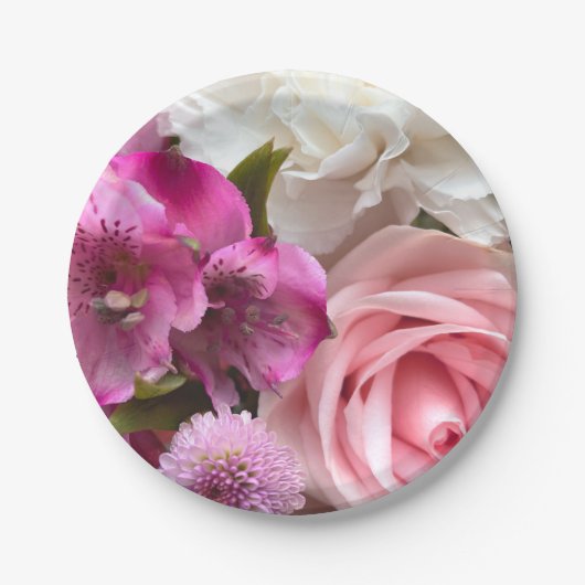 Valentine Bouquet Party ペーパープレート (正面)
