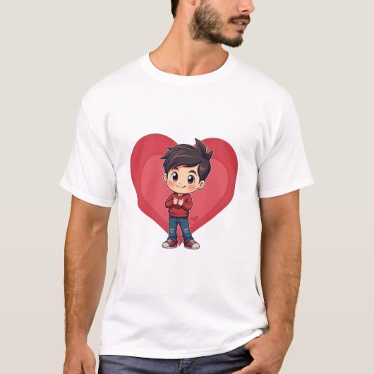 Valentine Boy Tシャツ (正面)