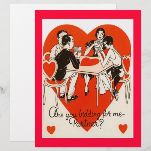 Valentine Bridge Gameカスタマイズ可能 (正面/裏面)