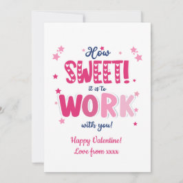 Valentine Card – “How Sweet It Is Working With  シーズンカード