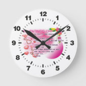 Valentine-Clock-ENG-1-12 ラウンド壁時計 (正面)