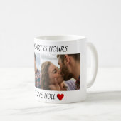 Valentine Coffee Mug I Love You with Couple Photos コーヒーマグカップ (正面右)
